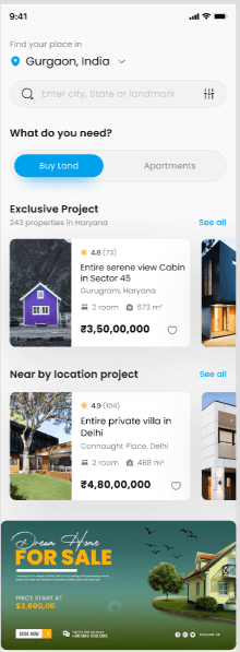 Buy Land Homepage
